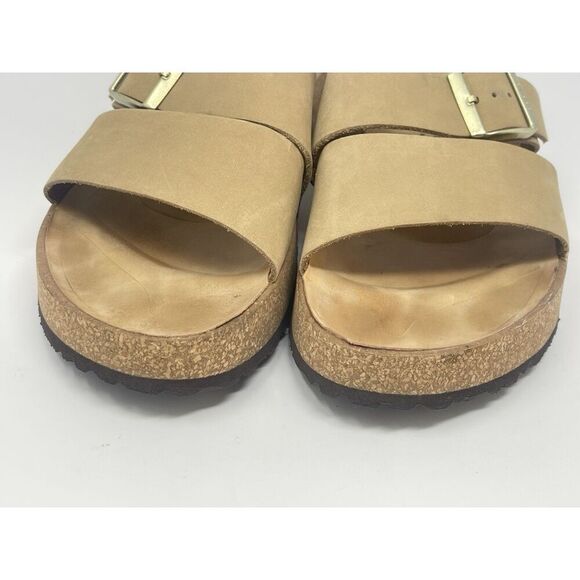 Birkenstock Papillio Almina Platform Sandals Sandcastle Tan Womens Size 10 US - Picture 3 of 10